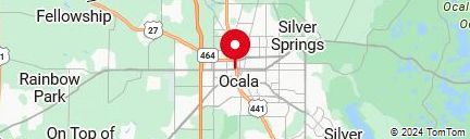 Map of Ocala, Florida